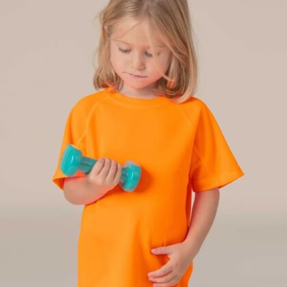 SPORTKID. CAMISETA JHK NIÑO TECNICA M/C 100%POLIESTER